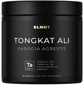 228,000mg 200x Strength Tongkat Ali w. 30x Fadogia Agrestis Extract - 10% Eurycomanone Highest Potency Healthcare Supplement - Muscle & Strength