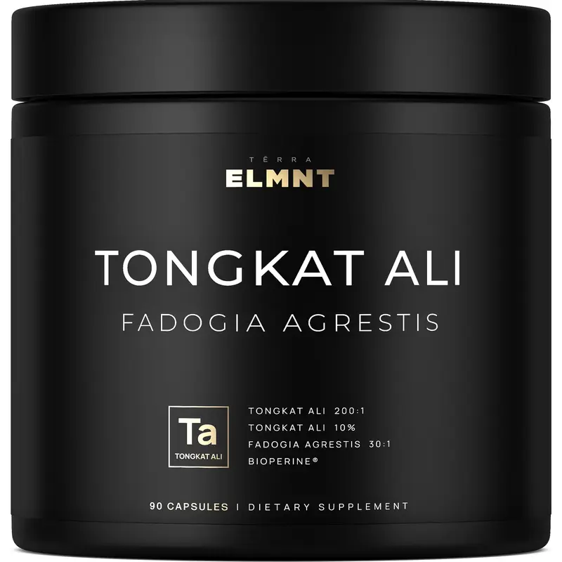 Tongkat Ali + Fadogia Agrestis Supplement | 200:1 Tongkat Ali, 10% Eurycomanone & 30:1 Fadogia Extract | Energy & Stamina Support | TERRA ELMNT