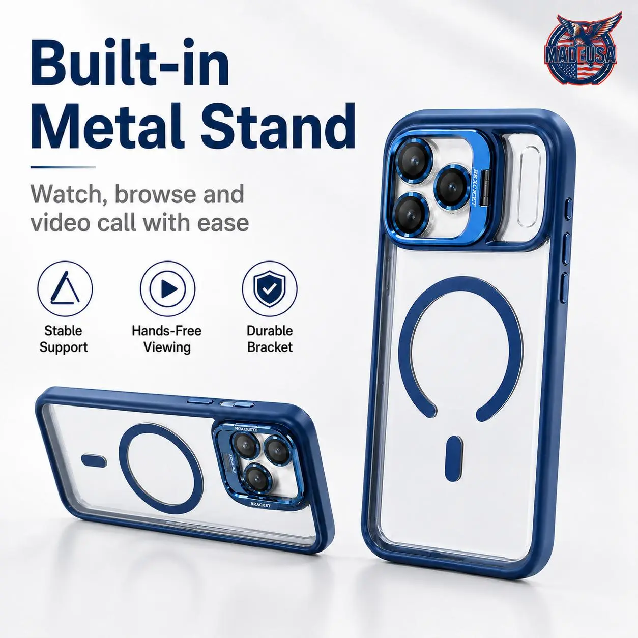 MagSafe Compatible Clear Phone Case for iPhone 17 16 15 14 Pro Max 13 12 Air Plus, TPU Shockproof Case with Metal Lens Protection