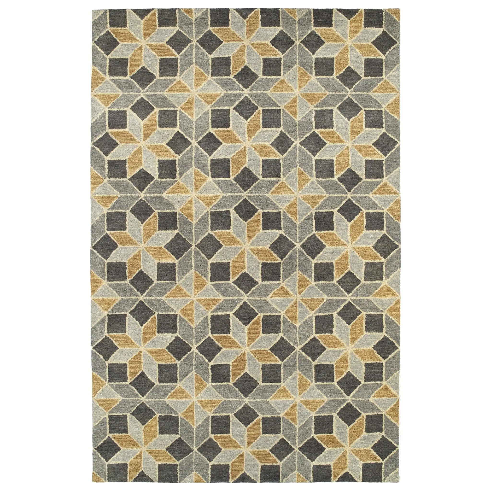 Kaleen Rugs Rosaic Collection ROA04-75 Grey Area Rug