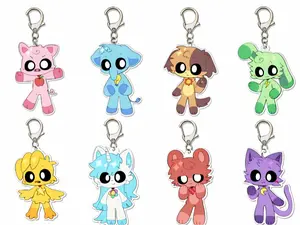 Poppy Playtime Chibi Cat Keychain