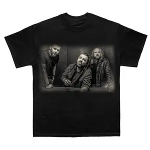 Seether Nothing Left Rock Band Reaper Black Cotton T-Shirt