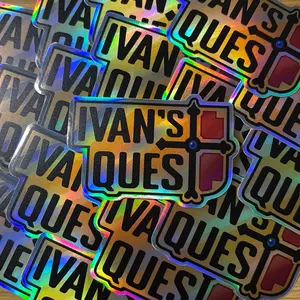 Ivan’s Quest - Holographic Vinyl Sticker - Logo (3”)