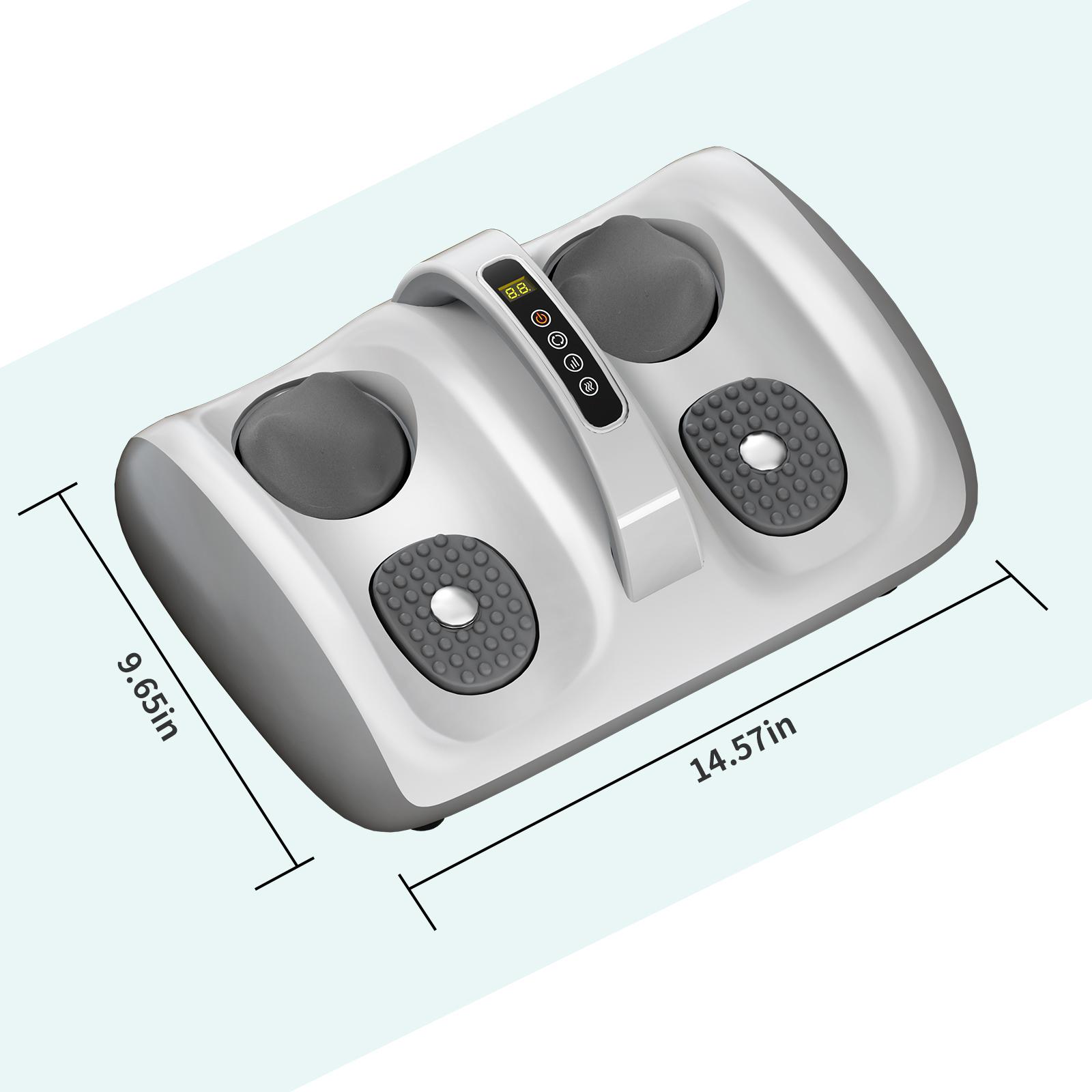 Foot Vibration Massager with Heat Option for Calf and Foot Therapy - Multi-Function Shiatsu, Rolling, and Foot Vibration Massager with Heat Option for Calf and Foot Therapy - Multi-Function Shiatsu, Rolling, and