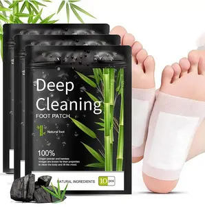【Buy 1 Get 1 Free】Foot pads,Deep Cleansing Foot Patches|Deep Sleep Quality for Men & Women |Premium Natural Charcoal,Ginger Powder, Bamboo Vinegar gift