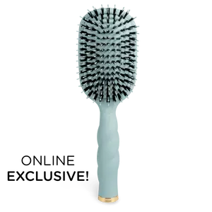 Boar Bristle Hair Brush - Blue