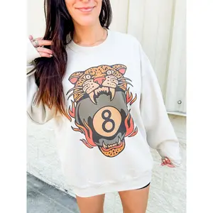 Edgy Leopard Graphic Top