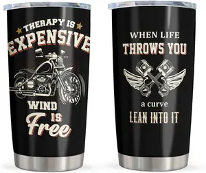 Motorcycle Gifts for Men/Women, Best Gifts for Riders, Father’s Day Motorcycle Gift for Dad/Husband, Motorcycle Lovers Present Ideas, Motorcycle Biker/Racer/Driver Gift Tumbler 20OZ 20 OZ Stainless Steel Tumbler