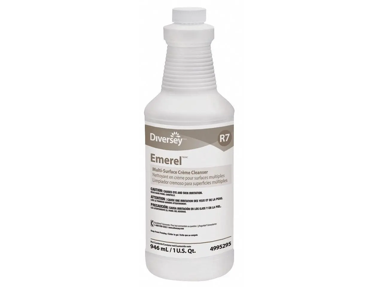 Diversey Bathroom Cleaner, 32 oz. Bottle, Unscented Liquid, Ready To Use, 12 PK