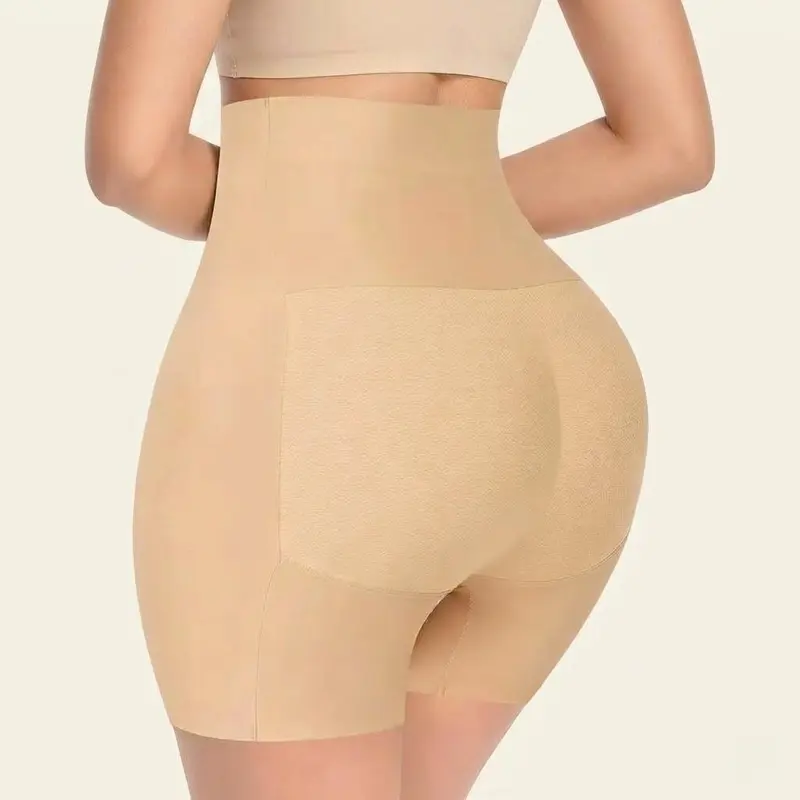 High Waisted Shapewear Shorts for Women - Seamless Tummy Control, Butt Lifting Contouring Panels, Non-Slip Breathable Sports Shorts for Gym, Yoga, Everyday Wear