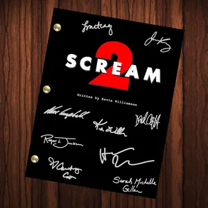 Scream 2 Signed Autographed Script Full Screenplay Full Script Reprint Horror Movie