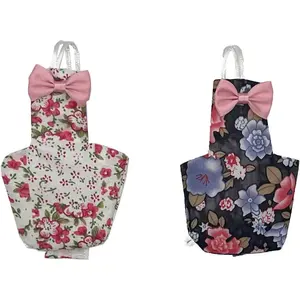 2 PCS Comfort Fit Pink&Balck Parrot Nappy Clothes for Parrots Cockatiels