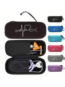 Stethoscope Storage Set, Multifunctional Portable Bag, Eva Material, Cloth Box, Home Anti-Drop Emergency Kit, Perfect Gift for Easter Mother's Day Independence Day