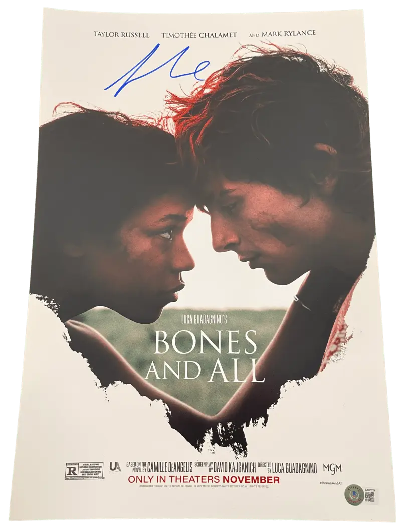 Luca Guadagnino Authentic Autographed 12x18 Photo Poster