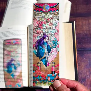 Apothecary Diaries Stained Glass Bookmarks (Stained Glass Art, Transparent Bookmark, Book Lover, Fantasy Book Reader Gift)
