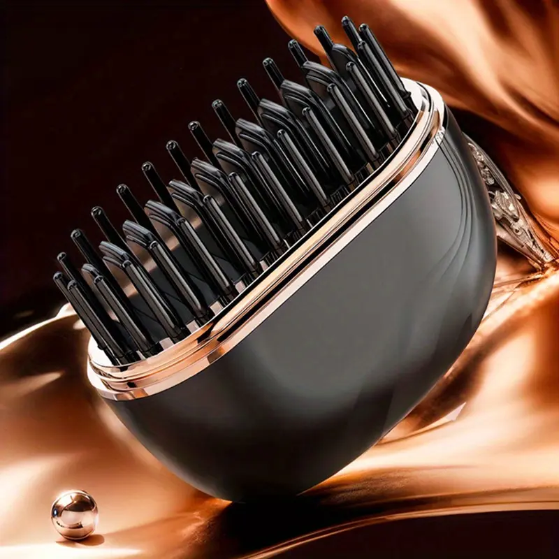 Mini cordless hair straightener, portable 2-in-1 heated comb and iron, portable and rechargeable travel essential, travel-friendly styling tool, multifunctional hair straightener for travel and home, anti-frizz brush