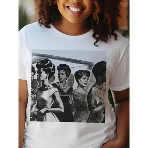 Old School Tee- African American Shirt Vintage 1950s Afrocentric Top - Adult Unisex