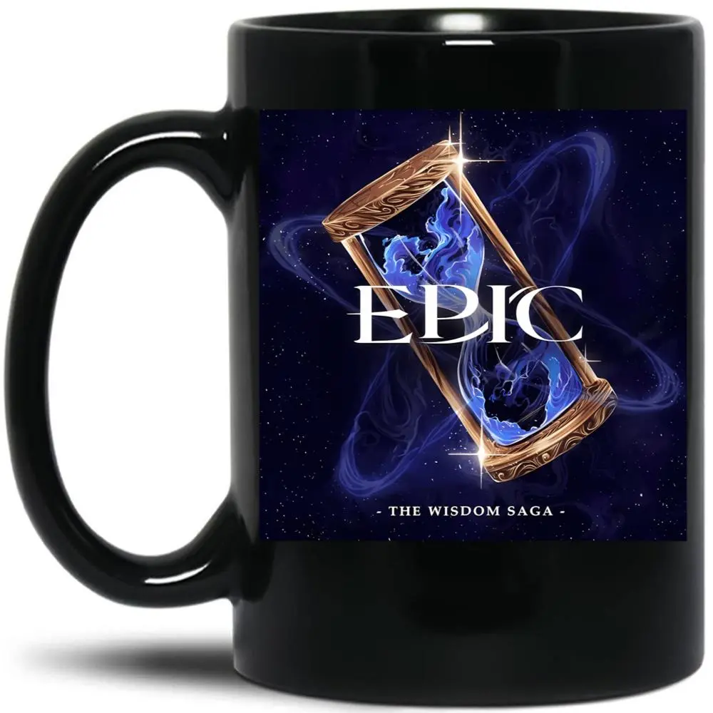 Epic The Musical The Wisdom Saga Black Coffee Mug Size 11 Oz 15 Oz - TikTok  Shop