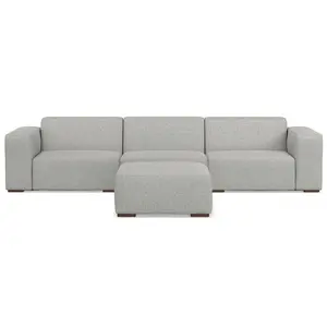 Rex 3 Seater Sofa and Ottoman in Performance Fabric