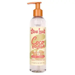 Tree Hut Coco Colada Moisturizing Shave Oil, Hydrating Gel-to-Oil Formula for a Close, Smooth Shave, 7.7 fl oz