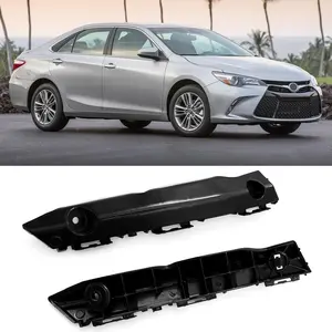Compatible with Toyota Camry Front Bumper Bracket 2015 2016 2017, Driver and Passenger Side Plastic Front Bumper Retainer Support Bracket, Replace for 5253506190 5253606190 1 Pair