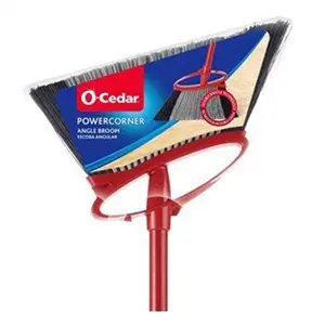 O Cedar Brands 429589 Power Corner Large Household Angled Broom