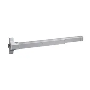 212 MAIN Lockey PB-1100-AL Aluminum Touch Bar Panic Lock, Weatherproof, ANSI Certified