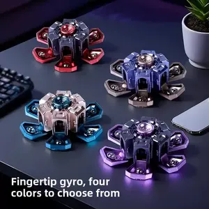Creative Transforming Finger Mech Gyro, Cool Tech Feel Stress Relief Toy, Tactile Sensory Fidget, Perfect Gift for Birthday, Christmas, Easter