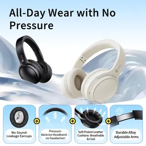 Asus Over-Ear Active Noise Cancelling Headphones, Deep Anc, HD Stereo Sound, Soft Ear Cushions, Comfortable for Commuting, Office, Long Trips