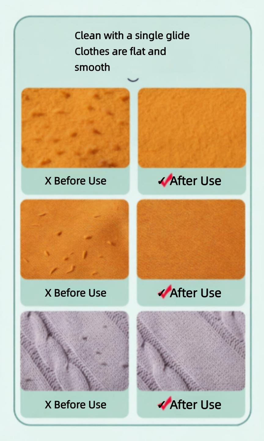 Portable iron dual-use dry and wet handheld garment steamer, home lint trimmer, hair removal steamer two-in-one