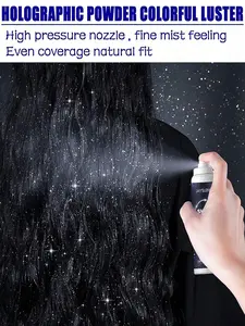 Jaysuing Glitter Spray for Hair, Clothes & Body, Long-Lasting Shimmer Mist, 2.11 Fl Oz, Ideal for Festivals, Raves, Stage & Prom Makeup