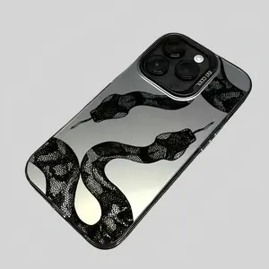 Snake Style Case for iPhone 16 Pro Max 17 16 15 Plus 14 13 12 11 XS XR E Anti-Scratch Military-Grade Drop Protection Slim Shockproof Silicon Cover Perfect Fit Multiple Models