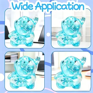 Elephant Squishy Toy with Maltose Texture, Party Favors for Kids, Easter Basket Stuffers .Random Color