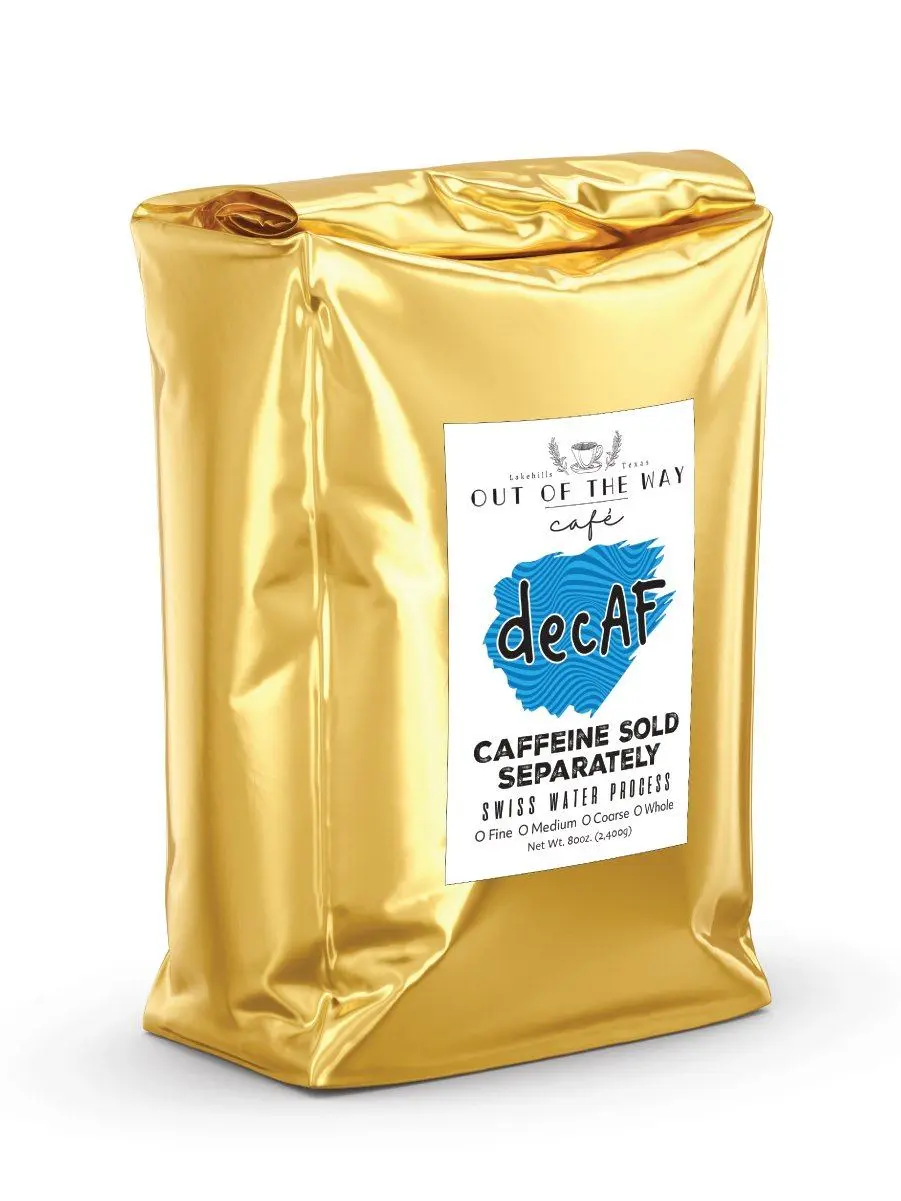 5lb. Bag - Out of the Way - decAF Coffee - Swiss Water Process