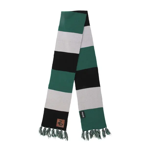 Slytherin Patch Striped Scarf