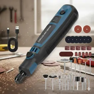 Professional Jewelry Engraver & Polisher | Portable Electric Engraving Pen Kit | High-Speed USB Rechargeable Mini Grinder for Metal, Stone, DIY Craft & Home Repair | Durable Precision Engraving Tools