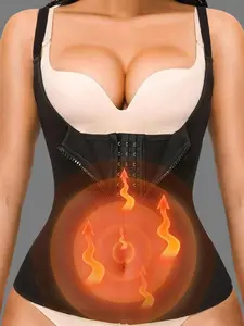 Women's Sport Waist Trainer, Adjustable Strap Body Shaper, Push-Up Bra, Tummy Control, Underwire Design, Comfortable Fit, Underwear