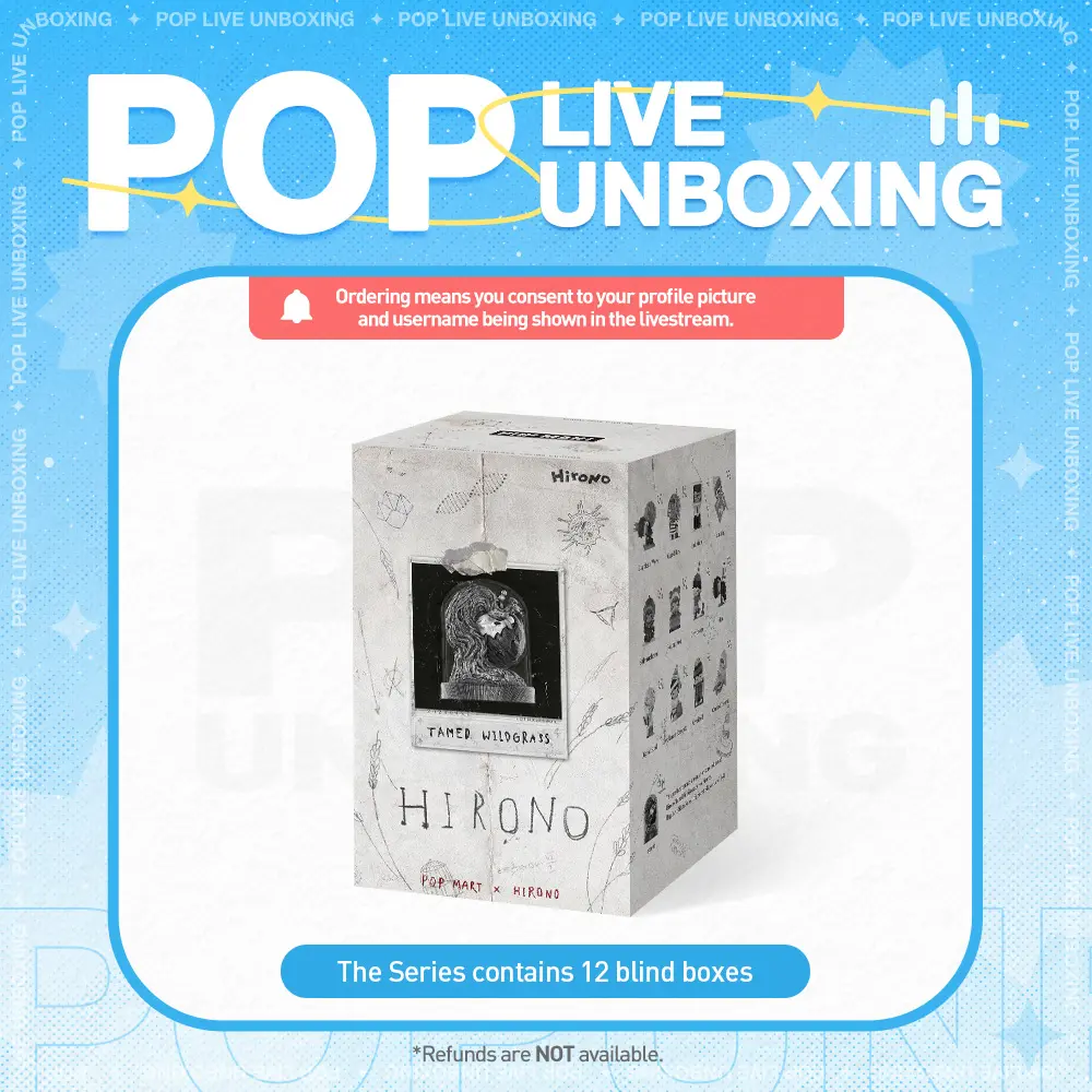 [POP NOW]POP MART Hirono Tamed Wildgrass Series Figures Blind Box ，Whole Set