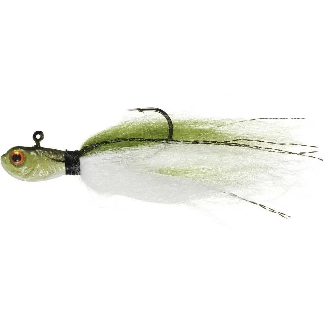 SPRO Phat Fly Hair Jig Siemantel 2-Pack Fishing Lure - Gamakatsu Hooks, Perfectly Balanced, World's Sharpest Gamakatsu Hooks for Float-and-Fly Fishing, Blue Shad, Chartreuse Ghost Varieties