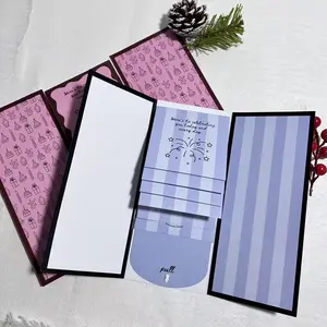 2026 Christmas Gift Cards Set, Handmade Holiday Tearable Greeting Cards, Perfect Xmas Present for Friends & Family, Festive Seasonal Stationery