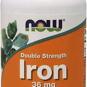 Essential Mineral Supplements - Non-Constipating Double Strength Iron 36 mg, 90 Vegan Capsules by XYZ