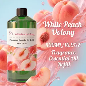 500ML Large Capacity Aromatherapy Essential Oil Refill, Gentle Herbal Fragrance, Suitable for Diffusers, Long-Lasting Scent, Multiple Scents Available
