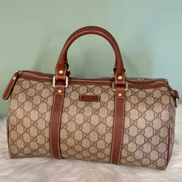 Pre-owned GUCCI coated canvas Clutches & Wristlets GUCCI^/Top Handle Bags/LYB1706924