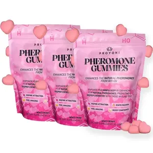 Bargain ProYoni Pheromone Gummies -Enhances your NaturalPheromones From Within -60 CountMixed Berry Flavor Healthcare, Dietary, Vitamin, Supplement,Fitness, Edible, feminine gummies