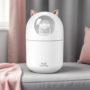 H2O Humidifier 102-XD06- Automotive Diffuser and Micro Humidifier with Upgraded Environmental Light to Prevent Dry Burning, Perfect for Home and Office Use