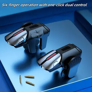 The G21 mobile game trigger is an ergonomic retractable gamepad with auxiliary buttons and mechanical buttons for mobile games