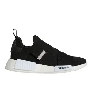 adidas Womens Nmd R1 Slip On Sneakers Shoes Casual - Black