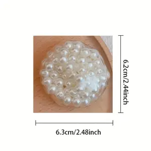 High-Gloss Swirl Pearl Squishy Ball, Slow Rebound Stress Toy, Elegant Desktop Decoration & Party Gift