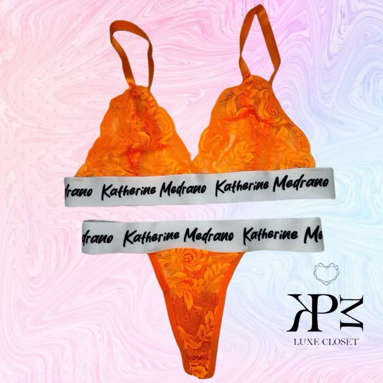 KPM Orange Neon Underwear Thong - Comfortable Soft Fabric, Adjustable Fit for Wide Range of Body Types, One Size Fit, Available in XS to Large