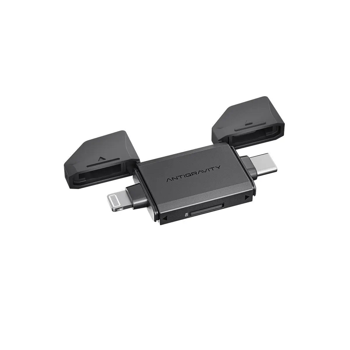 Antigravity Quick Reader USB-C/Lightning microSD Card Reader